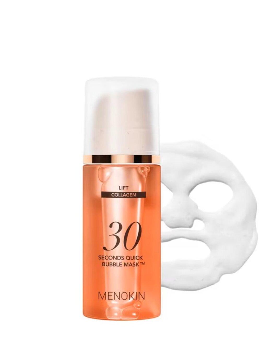 MENOKIN 30 Seconds Quick Bubble Mask LIFT Collagen Foam 95ml K-Beauty Brand New